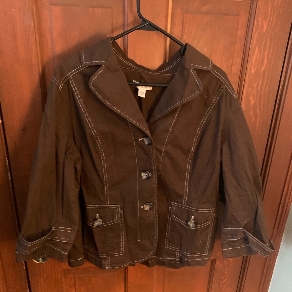 Coldwater creek button jacket